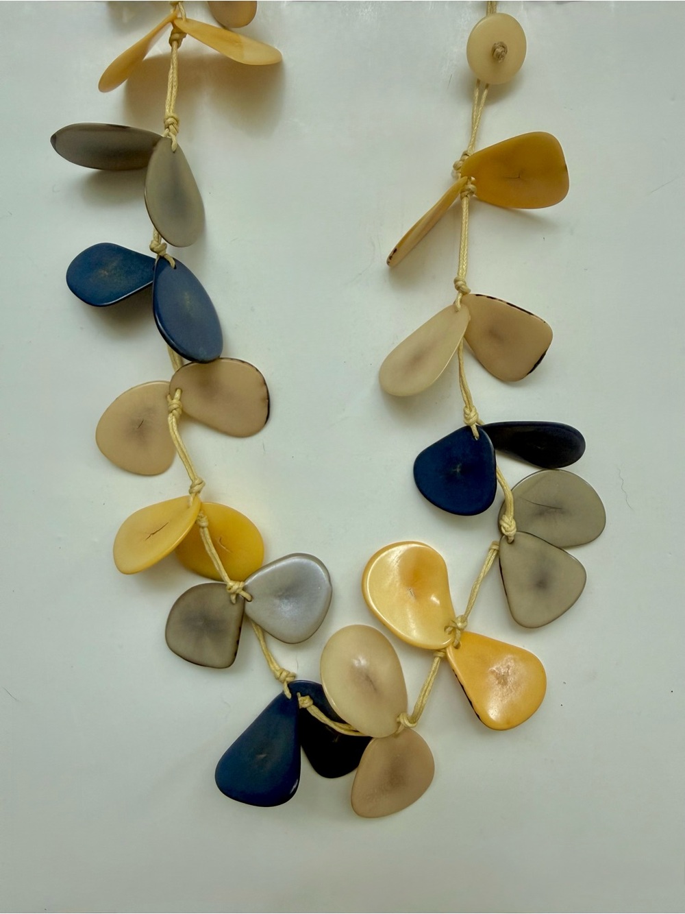 Handmade Natural TAGUA Nut Slice Necklace